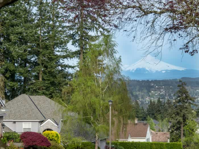 View of Mt Hood from Rosemont Summit in West Linn
