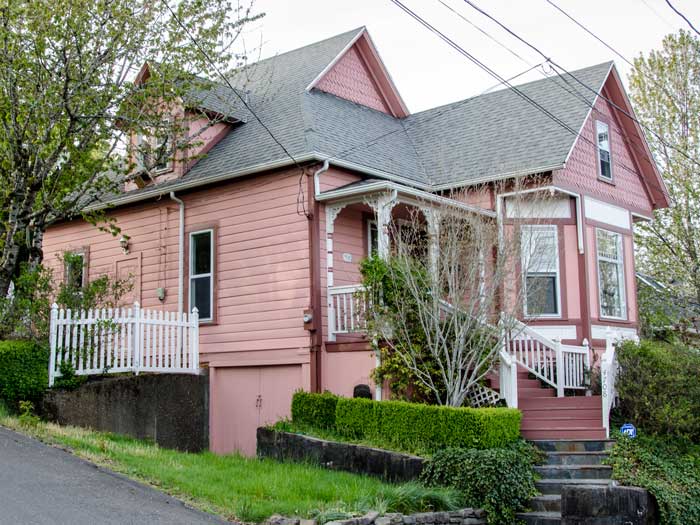 One if the many vintage homes in Sunset neighborhood