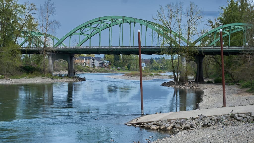 Bridge on The Clackamas River near Gladstone