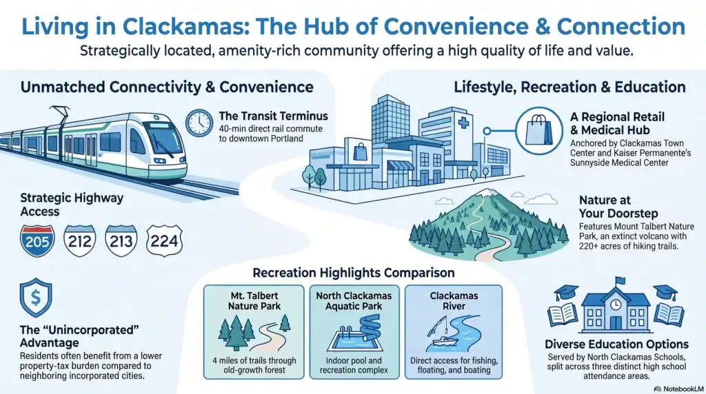 Clackamas Community and Amenities Overview