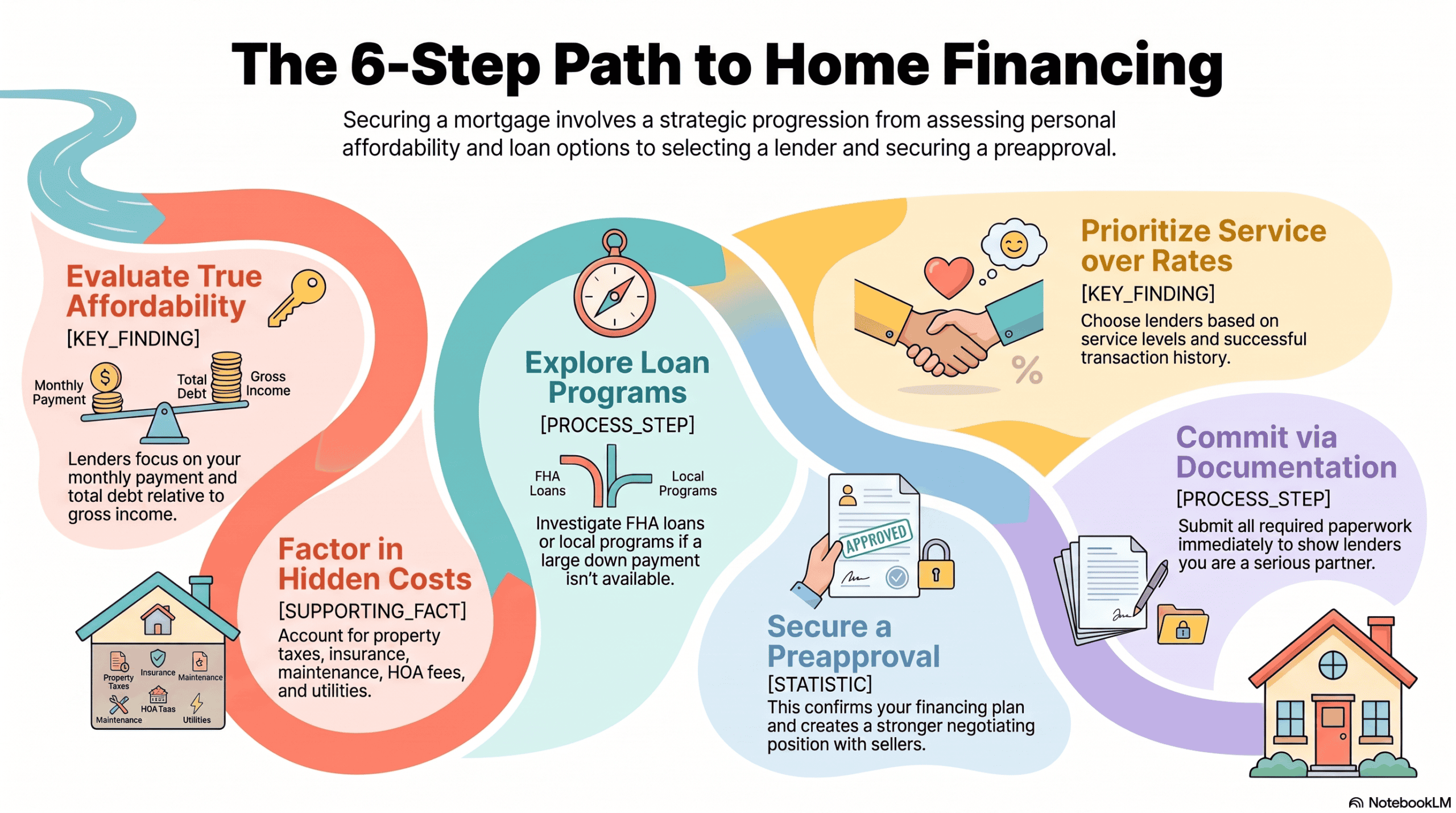 The 6 Step Home Financing Path scaled